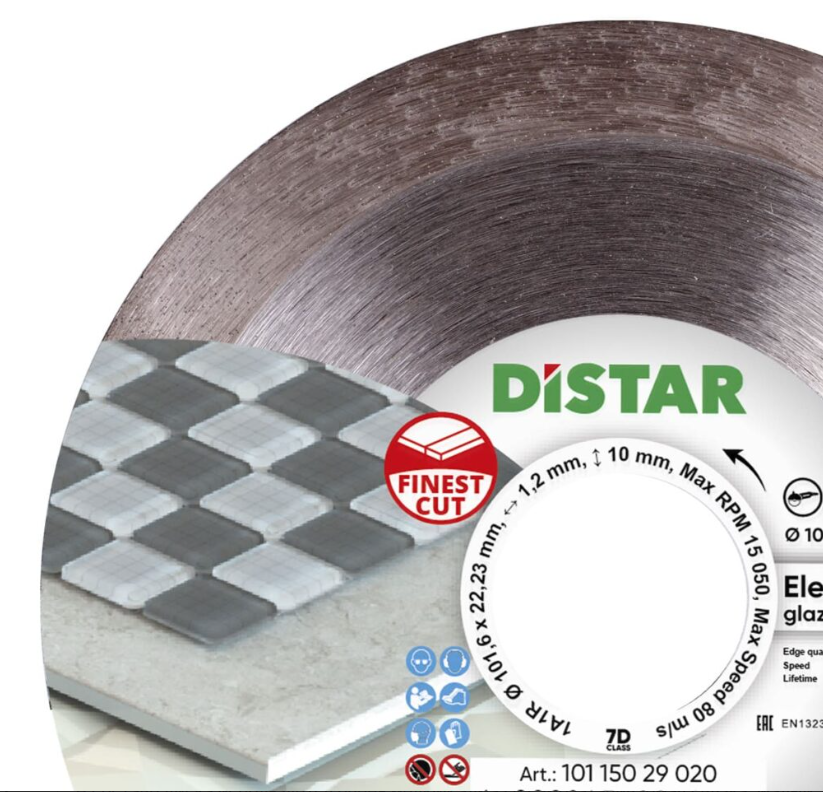 Алмазний відрізний диск DISTAR 1A1R ELEGANT, діаметр 100мм