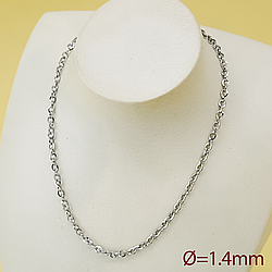 Ланцюжок "Дзеркальний Якір", р.45, медсталь Xuping, stainless steel