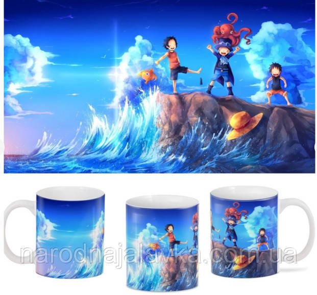 Кухоль Великий кучер Ван Пис One Piece. Аниме товары