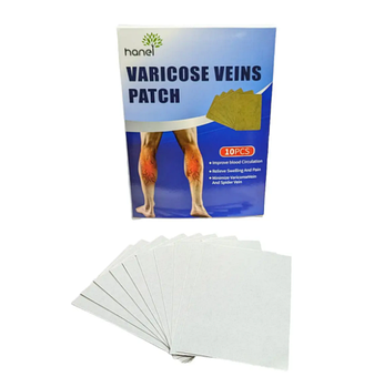 Пластир проти варикозу від болю та набряків у ногах Varicose Veins Patch 10 шт./1уп (KG-10162)