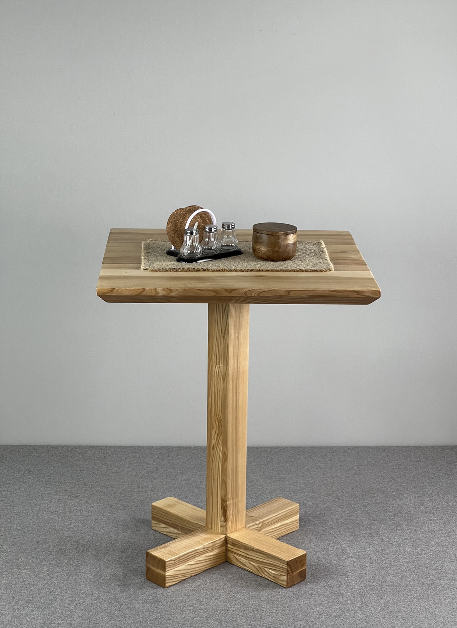 Стол квадратнний "Серия 35" из ясеня со срезом