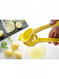 Соковижималка для цитрусових ручна жовта (для лимона) Hendi 592052, фото 3