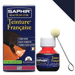 Барвник для гладкої шкіри Saphir Teinture Francaise 50 мл колір темно-синій (06)