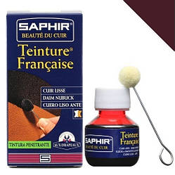 Барвник для гладкої шкіри Saphir Teinture Francaise 50 мл колір бордо (08)