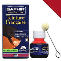 Краситель для гладкой кожи Saphir Teinture Francaise 50 мл цвет красный (11)