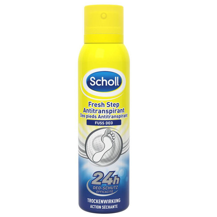 Антиперспірантний дезодорант для ніг Scholl Fresh Step Antitranspirant Fuss Deo 150 мл, фото 1