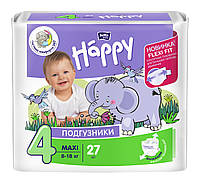 Підгузки дитячі Bella Baby Happy maxi 8-18 кг 27 шт