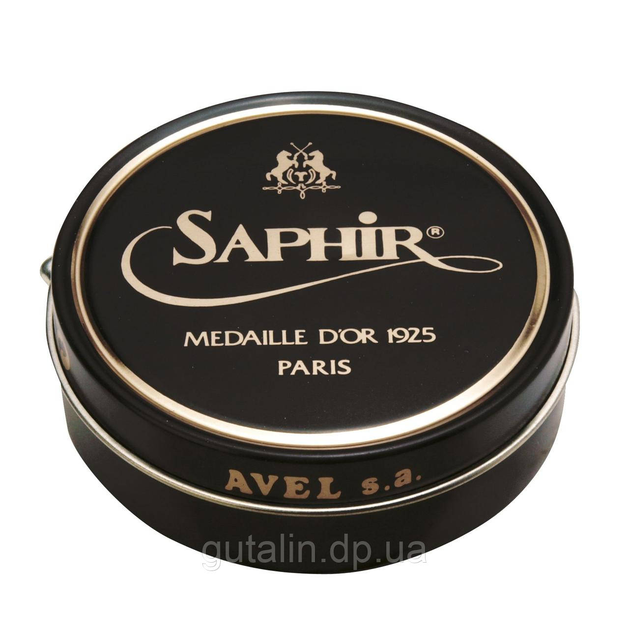 Паста для взуття Saphir Medaille d'or Pate De Luxe колір чорний (01) 50 мл