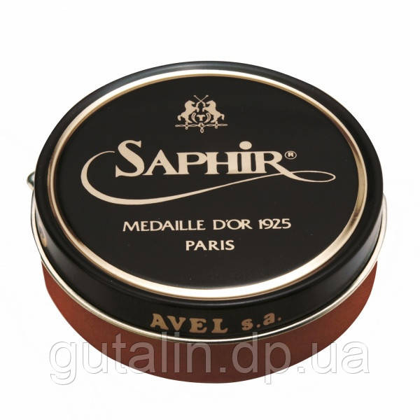 Паста для взуття Saphir Medaille d'or Pate De Luxe колір світло-коричневий (03) 100 мл
