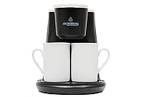 Капельная электрическая кофеварка для дома на 2 чашки Crownberg СВ-1568 500 Вт