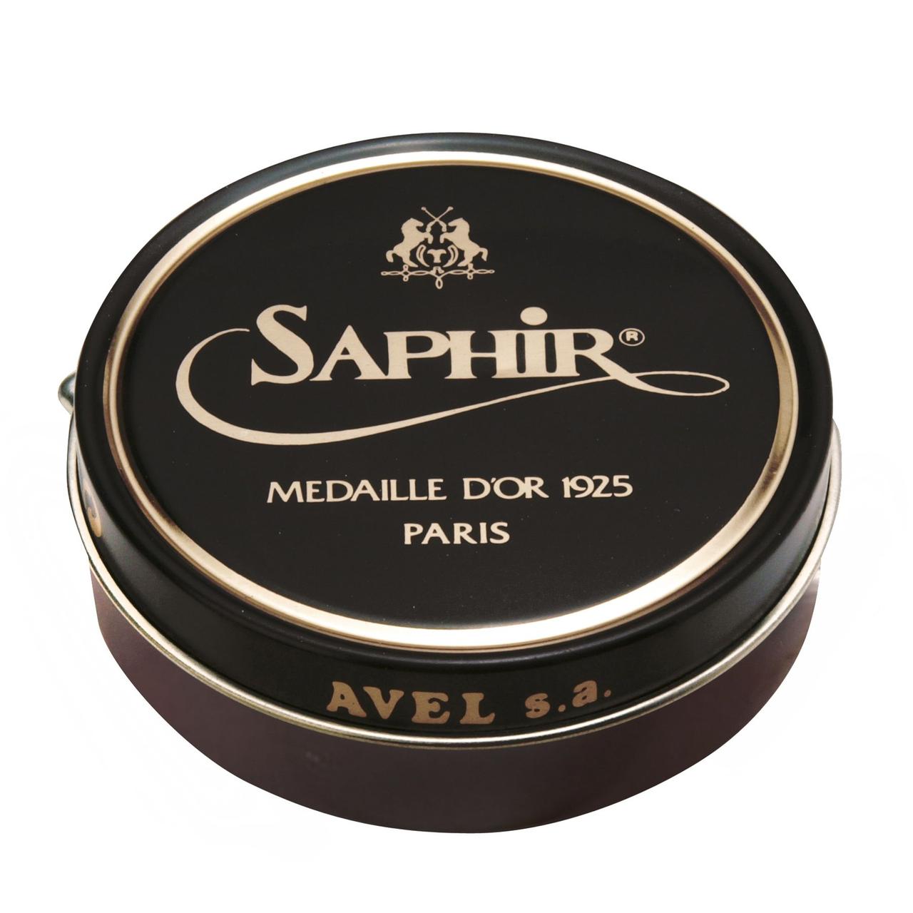 Паста для взуття Saphir Medaille d'or Pate De Luxe колір махагон (09) 50 мл, фото 1