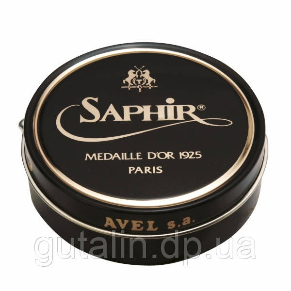 Паста для взуття Saphir Medaille d'or Pate De Luxe колір чорний (01) 100 мл