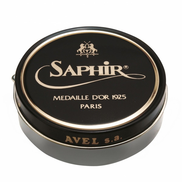 Паста для взуття Saphir Medaille d'or Pate De Luxe колір сірий(14) 100 мл, фото 1