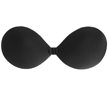 Невидимий бюстгальтер на силіконовій основі Kiss Bra Чорний (KG-10153)