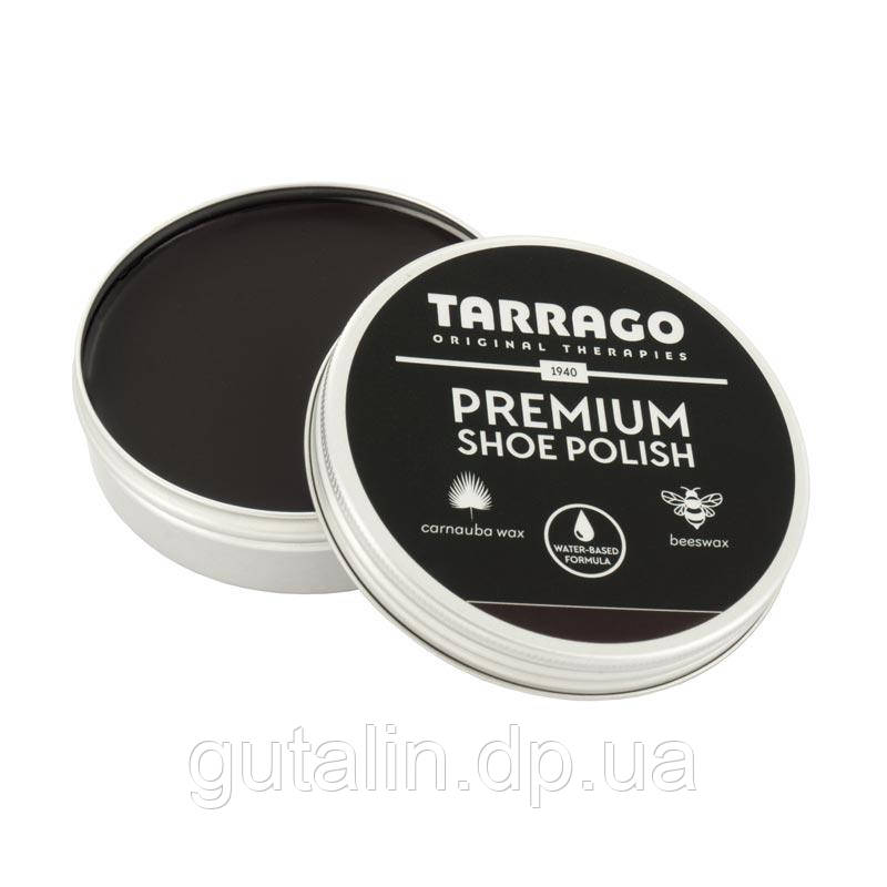 Крем-паста для взуття Tarrago Premium Shoe Polish 50 мл колір Темно-коричневий (06)