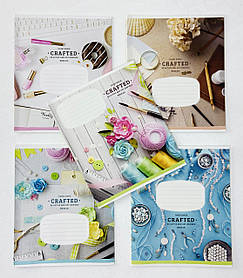 Зошит у клітинку 12 листів Crafted 3229(12к) Школярик