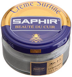 Зволожуючий крем для взуття Saphir Creme Surfine світло-сірий (13) 50 мл