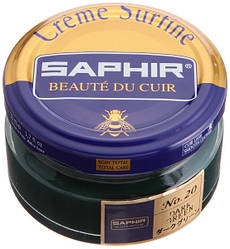 Зволожуючий крем для взуття Saphir Creme Surfine темно-зелений (20) 50 мл