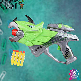 Іграшковий Дитячий Бластер Пістолет (Со Світлом і Звуком) Зелений. Для дітей