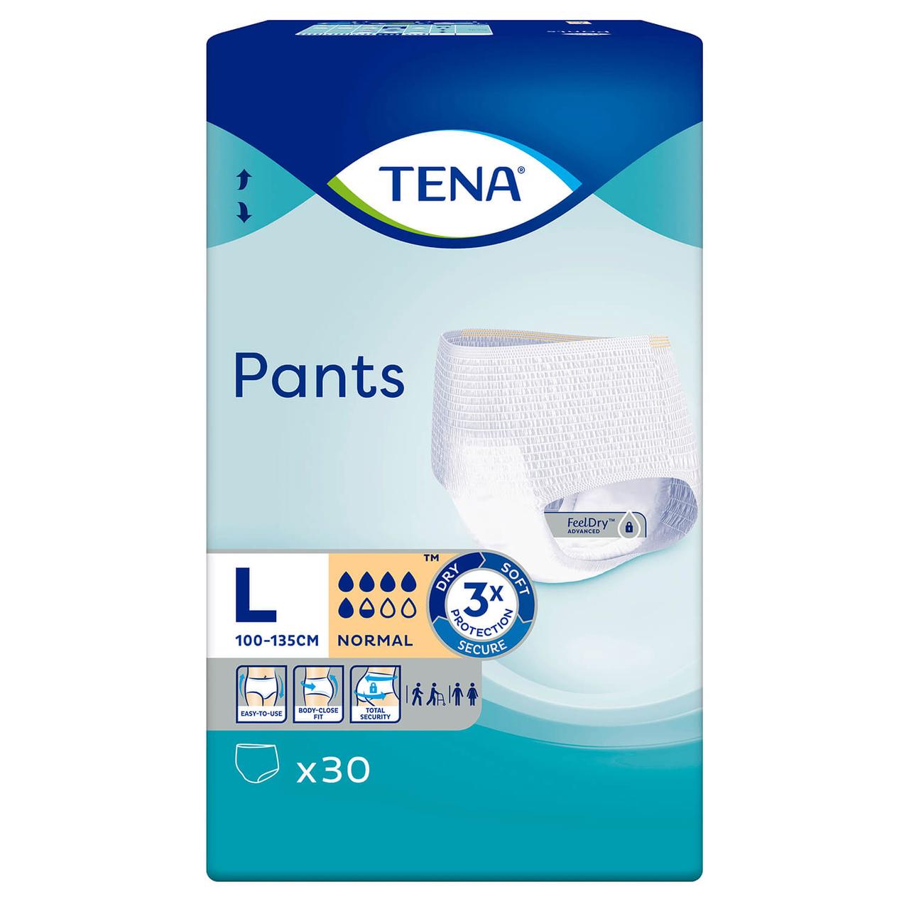 Підгузники трусики 3 TENA Pants Normal Large L, 30 шт, 100-135 см, 1010 мл.