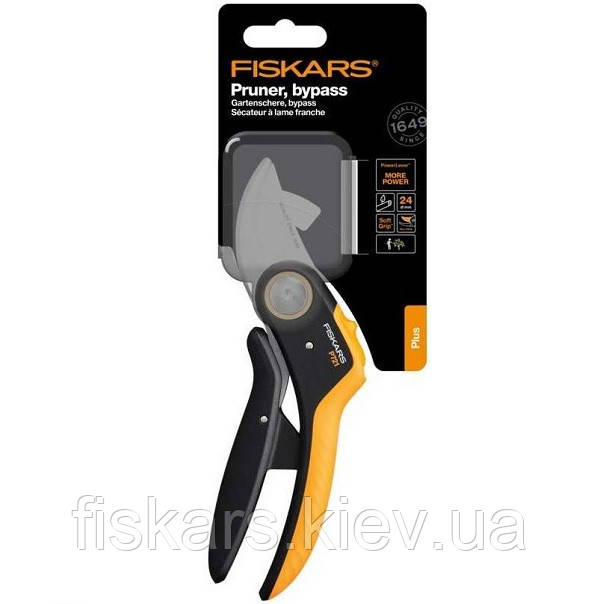 Секатор площинний Fiskars Plus PowerLever P721 (1057170)