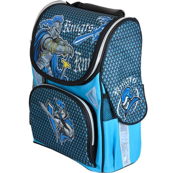 Рюкзак шкільний для хлопчика портфель до школи "Лицар" ортопедична спинка, світловідбиваючі елементи