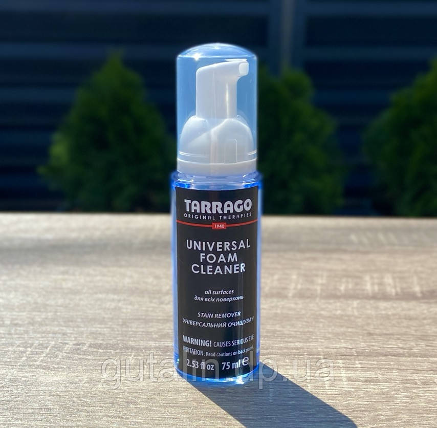 Універсальна піна очисник для натуральної шкіри та замші Tarrago Universal Cleaner об'єм 75 мл.