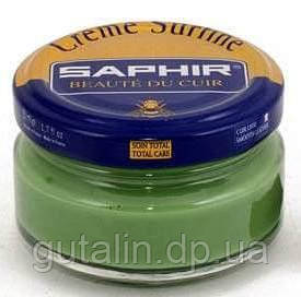 Зволожувальний крем для взуття Saphir Creme Surfine зелена трава (49) 50 мл