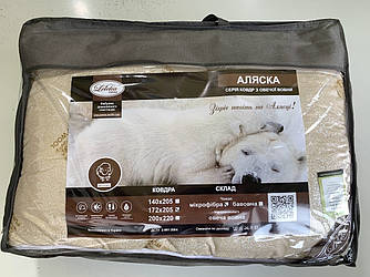 Ковдра Аляска овеча вовна зима 172х205см Лелека Текстиль Pure Wool