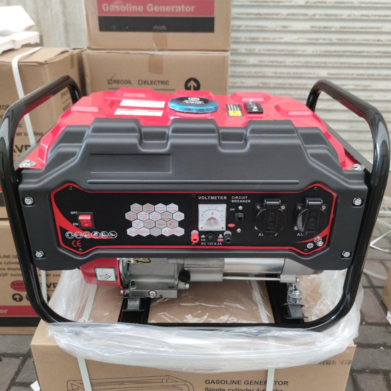Економічний бензиновий генератор Gasoline Generator 2.8 /3.3кВт 4-х тактний ручний запуск 1 фаза