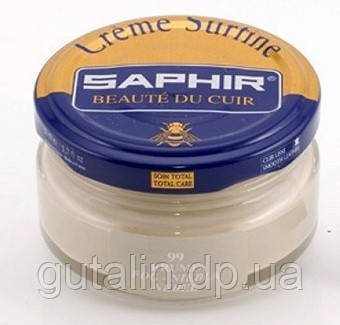 Зволожуючий крем для взуття Saphir Creme Surfine туман (99) 50 мл