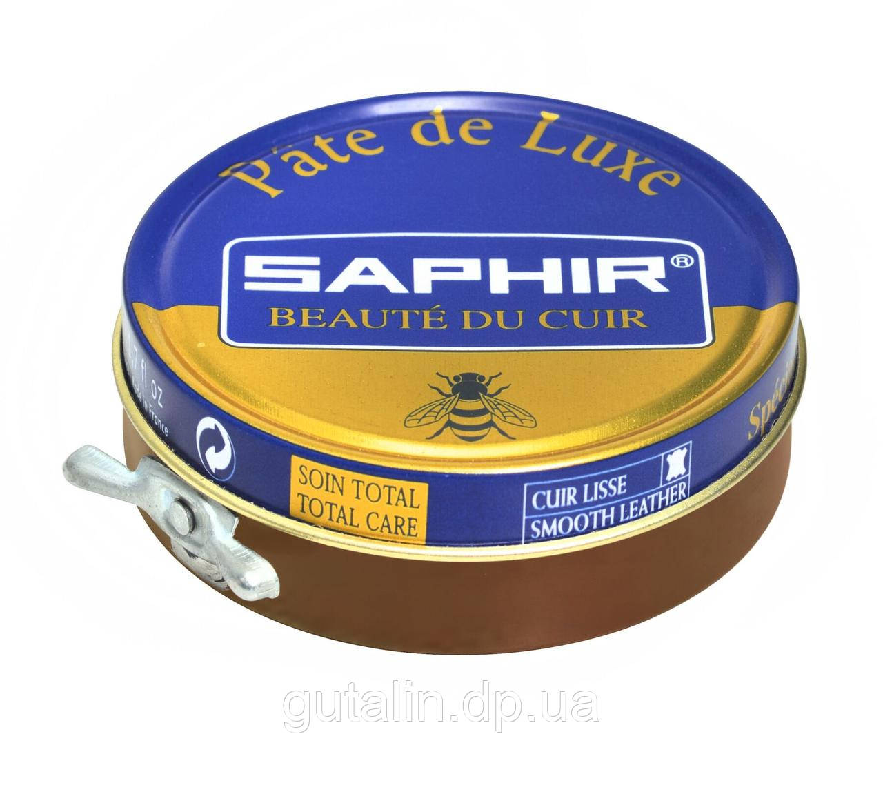 Паста для взуття Saphir Pate De Luxe колір махагон (09) 50 мл