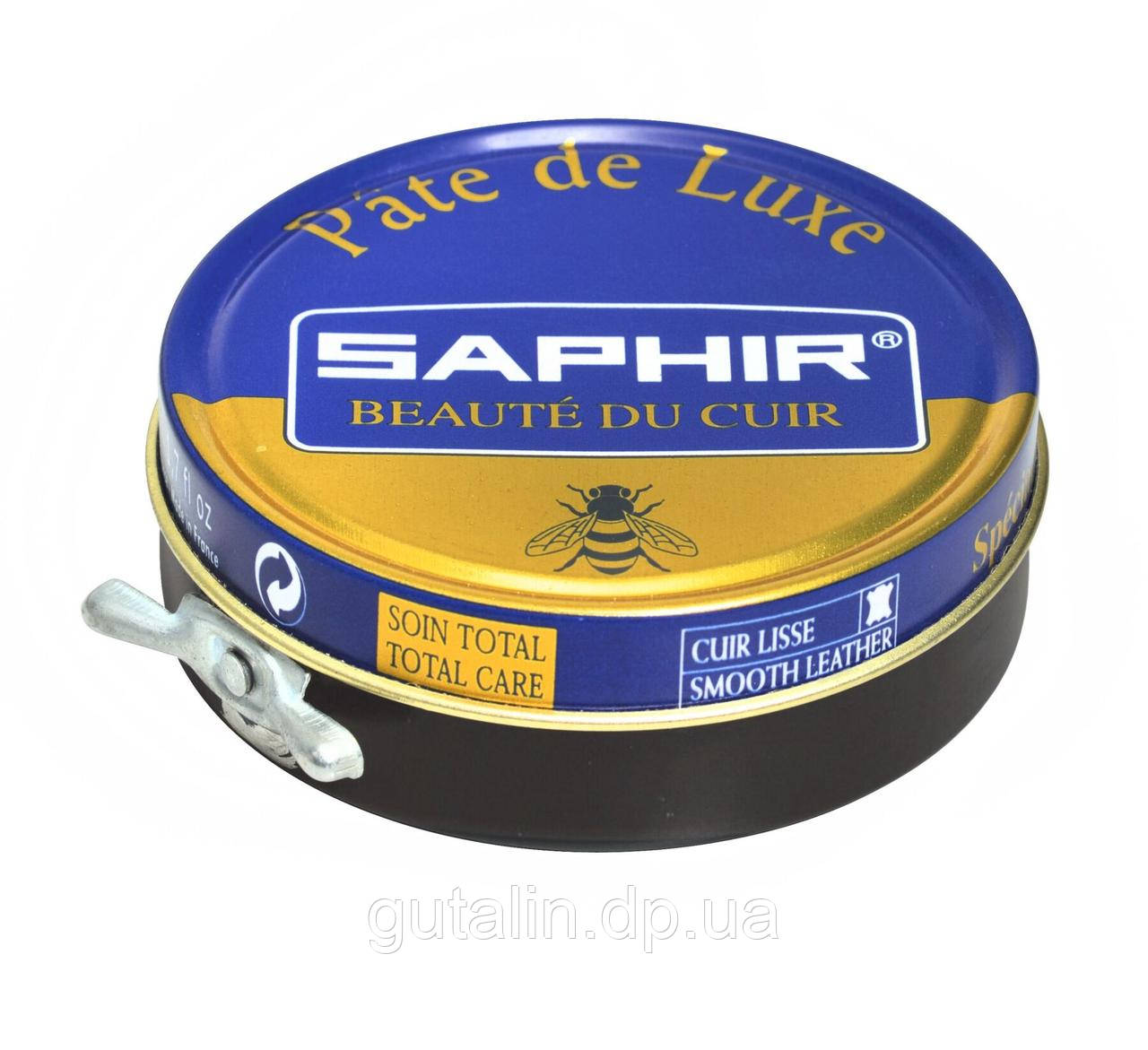 Паста для взуття Saphir Pate De Luxe колір темно-коричневий (05) 50 мл