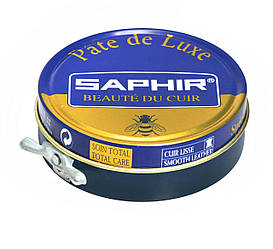 Паста для взуття Saphir Pate De Luxe колір темно-синій (06) 50 мл