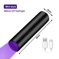 Ультрафіолетовий портативний ліхтарик з акумулятором