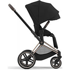 Коляска Cybex Priam Sepia Black шасі Rosegold 4.0, фото 5