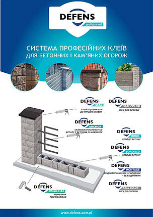 Клей-герметик еластичний Defens Seal Color графіт (290 мл), фото 2