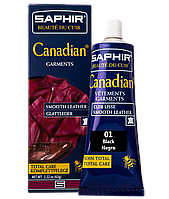 Крем-краска с защитными свойствами Saphir Canadian 75 мл цвет черный (01)