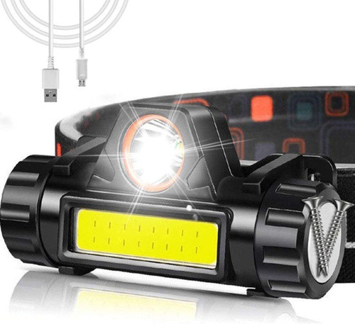 Потужний ліхтарик на голову акумуляторний з micro USB зарядкою Bailong BL-8101