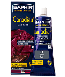 Крем-фарба з захисними властивостями Saphir Canadian 75 мл колір сірий (14)