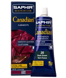 Крем-фарба з захисними властивостями Saphir Canadian 75 мл колір темно-зелений (20)