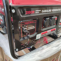 Бензогенератор портативний Gasoline Generator 3.3кВт 4-х тактний електростартер 1 фаза