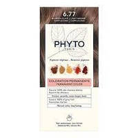 Фито Фитоколор безаммиачная крем-краска Phyto PhytoColor Permanente 6.77 Светло-каштановый капучино