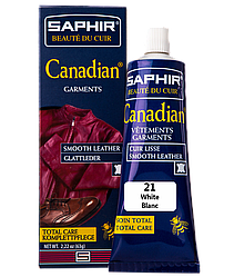 Крем-фарба з захисними властивостями Saphir Canadian 75 мл колір білий (21)