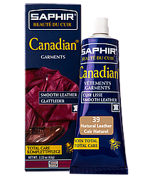 Крем-фарба з захисними властивостями Saphir Canadian 75 мл колір натуральна шкіра (39)