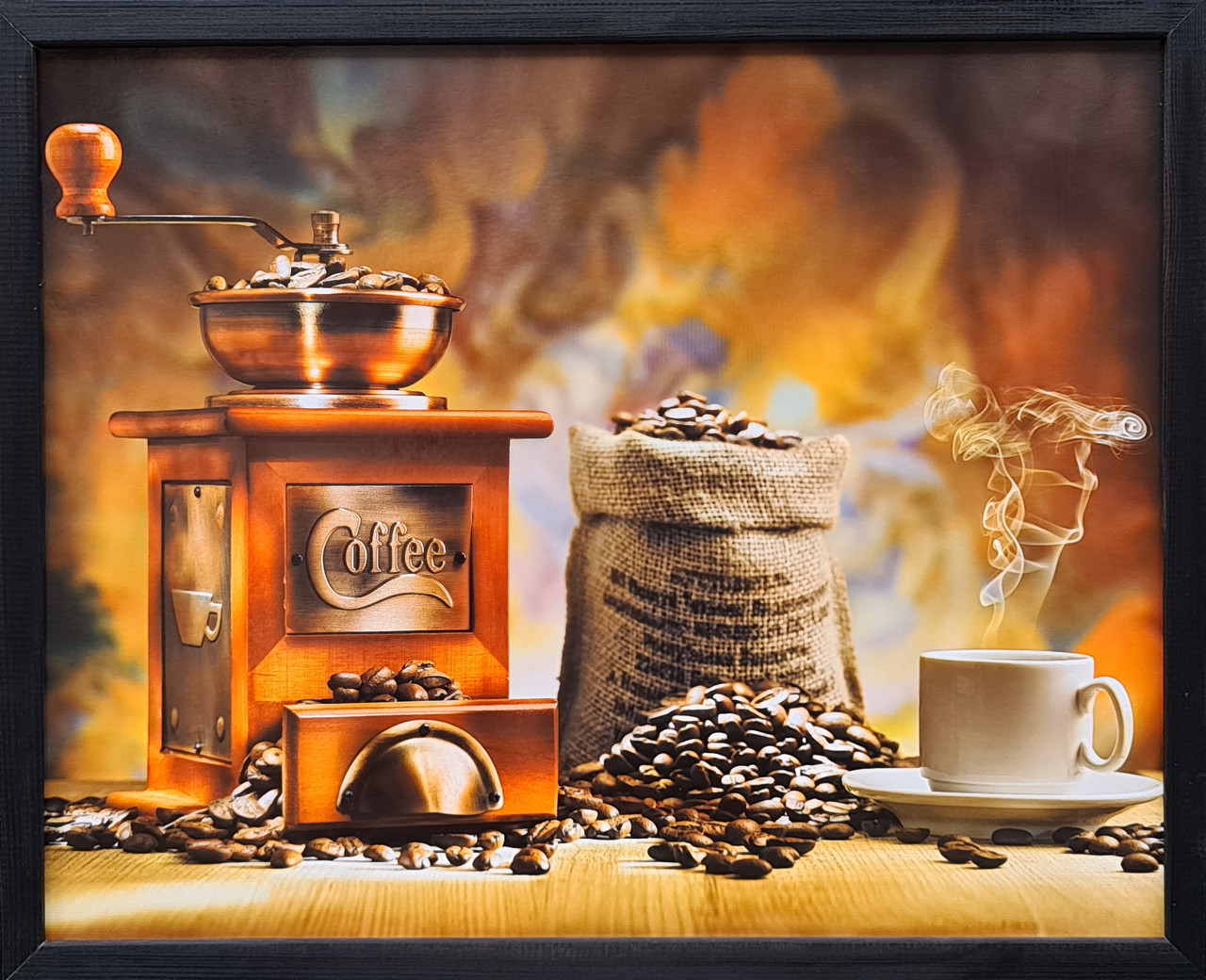 Фотокартина у дерев'яній рамі Coffee 3 40х50 см POS-4050-189