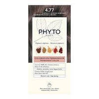 Фито Фитоколор безаммиачная крем-краска Phyto PhytoColor Permanente 4.77 Шатен темно-каштановый 112 мл