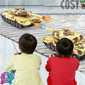 Танк Трансформер Іграшка Робот на Пульті Радіокерування зі Світловими та Звуковими ефектами + Обертання на 360°