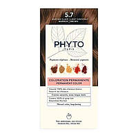 Фіто Фітоколор Безаміачна крем-фарба для волосся Phyto PhytoColor Coloration Permanente 5.7 Світлий шатен каштановий 112 мл