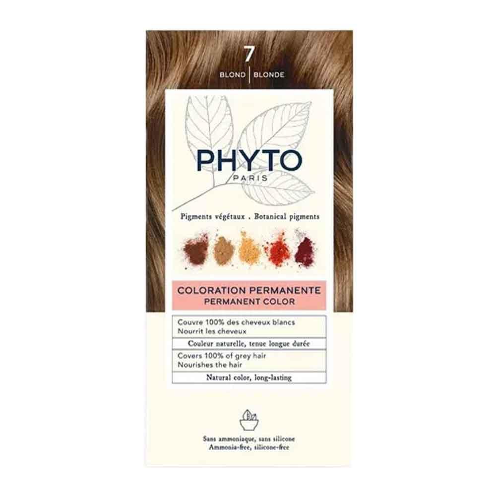 Фіто Фітоколор Безаміачна крем-фарба для волосся Phyto PhytoColor Coloration Permanente 7 Русявий 112 мл